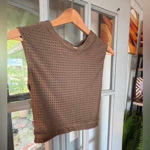 Acacia Swimwear Costa Top Mesh in Opihi